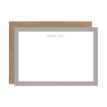 Custom Stationery: Classic Border - 14 Color Options