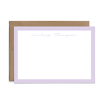 Custom Stationery: Classic Border - 14 Color Options