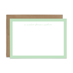 Custom Stationery: Classic Border - 14 Color Options