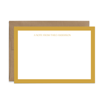 Custom Stationery: Classic Border - 14 Color Options