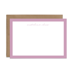 Custom Stationery: Classic Border - 14 Color Options