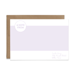 Custom Stationery: Color Block