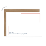 Custom Stationery: Colorful Corners