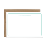 Custom Stationery: Minimal Retro - 14 Color Options