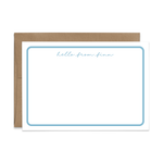 Custom Stationery: Minimal Retro - 14 Color Options