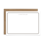 Custom Stationery: Minimal Retro - 14 Color Options