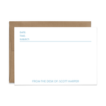 Custom Stationery: Modern Telegram - 14 Color Options