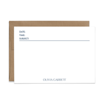 Custom Stationery: Modern Telegram - 14 Color Options