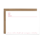 Custom Stationery: Modern Telegram - 14 Color Options