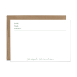 Custom Stationery: Modern Telegram - 14 Color Options