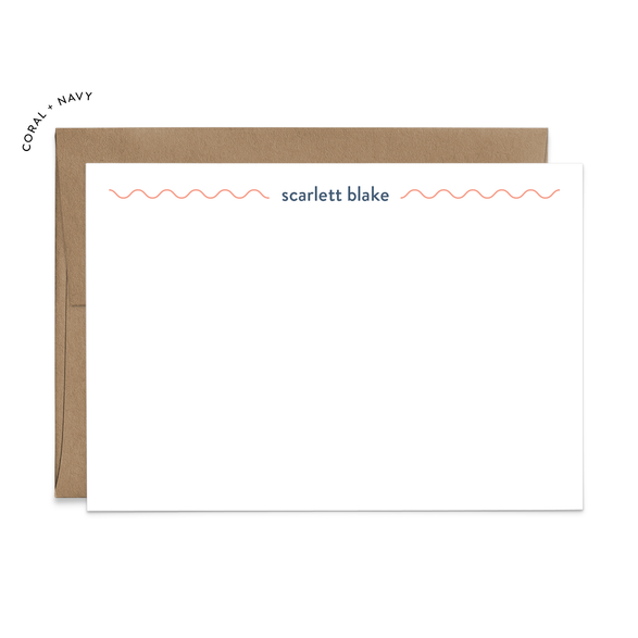 Custom Stationery: Squiggle