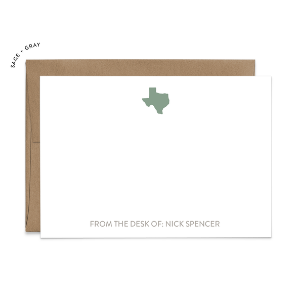 Custom Stationery: Texas
