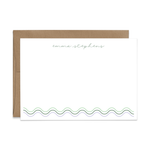 Custom Stationery: Waves - 3 Color Palette Options