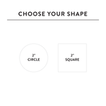 Custom 2" Sticker Labels: Sent With Love