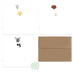 Dogs Flat Notecard Set I