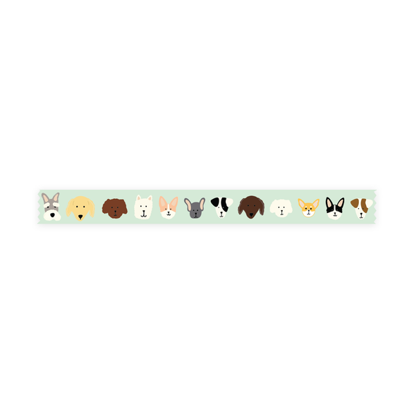 Dogs Washi Tape - 15mm