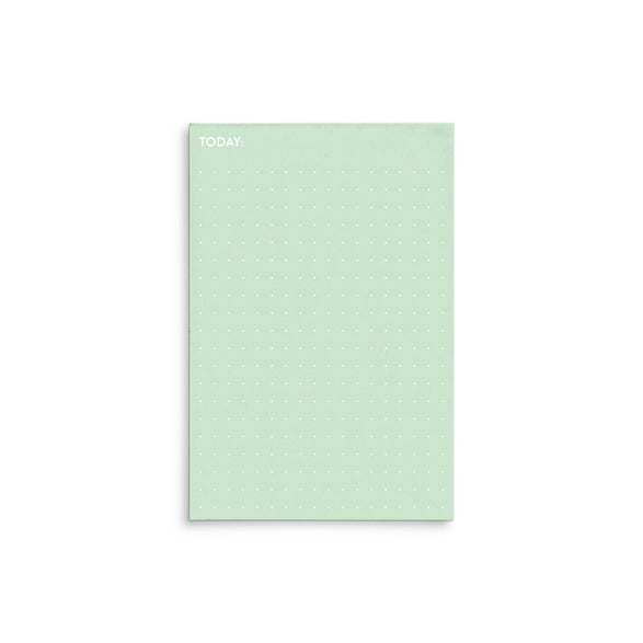 Hint of Mint Dot Grid Notepad