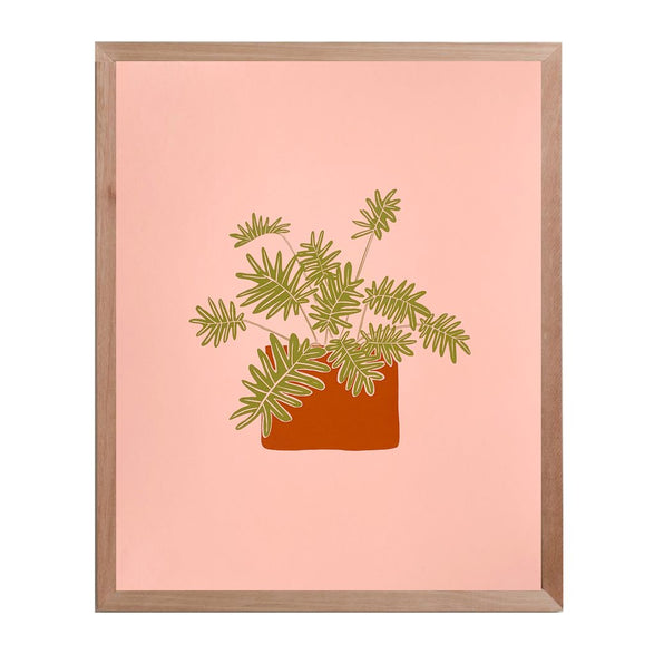 8x10 Art Print: Philodendron