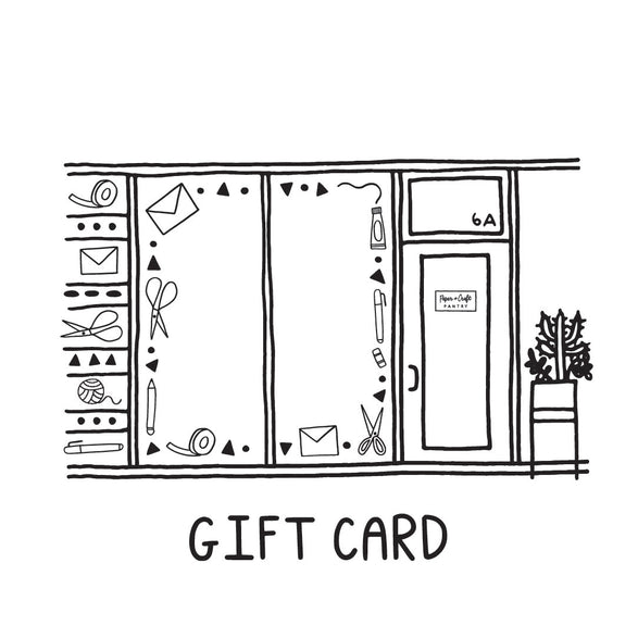 The Paper + Craft Pantry Digital Gift Card