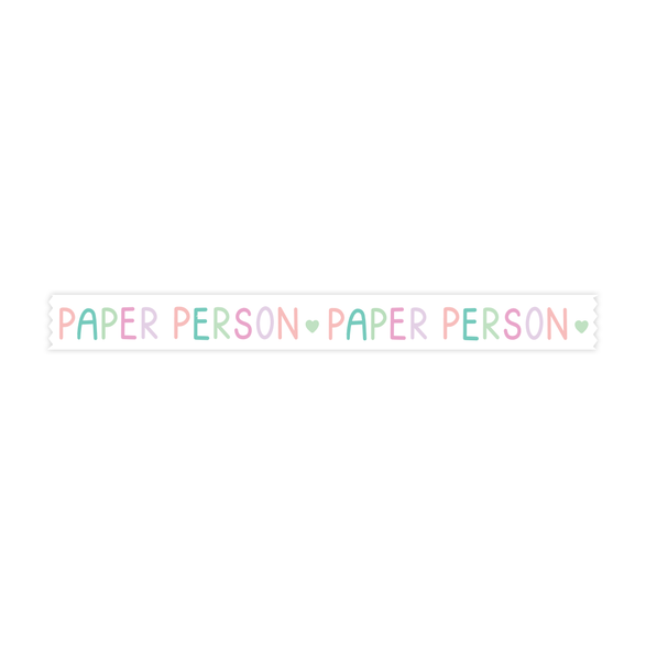 Paper Person II Washi Tape - 15mm