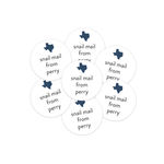 Custom 2" Sticker Labels: Snail Mail