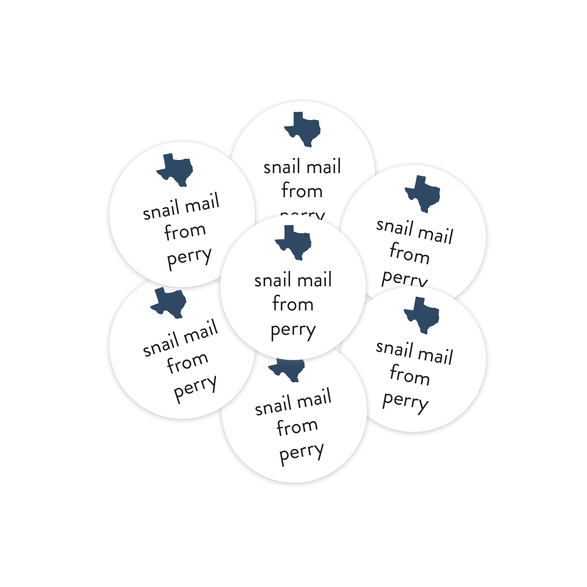 Custom 2" Sticker Labels: Snail Mail