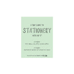 Stationery Zine
