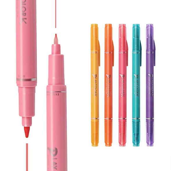 Play Color K Dual Tip Marker Pen - 36 color options