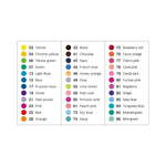 Play Color K Dual Tip Marker Pen - 36 color options