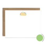 Taco Flat Notecard