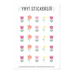 Tulips + Daisies Sticker Sheet
