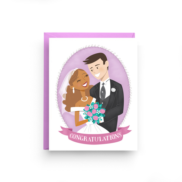 Wedding Couple Congrats - 2 options