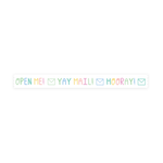 Rainbow Yay Mail Washi Tape - 15mm