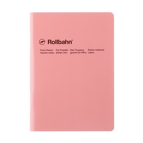 Graph Rollbahn Notebook: Coral Pink