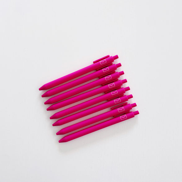 Paper + Craft Pantry: Bright Pink Envelope Pen