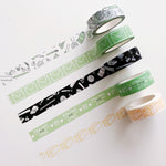 Mint Envelope Pattern Washi Tape - 15mm