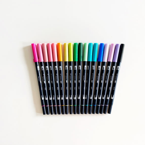 Tombow Dual Brush Pen - 40 color options