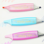 Japanese Flat Pastel Highlighter - 3 color options