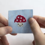 Kawaii Mushroom Mini Cross Stitch Kit