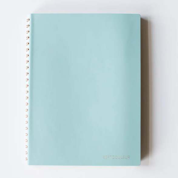 Graph Notebook: Light Blue Septcouleur (A5)