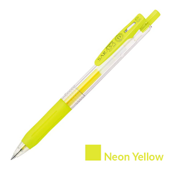 Sarasa Neon Pens - 5 color options