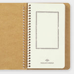 Traveler's Company Blank Spiral Notebook (Kraft Paper) - 2 Size Options