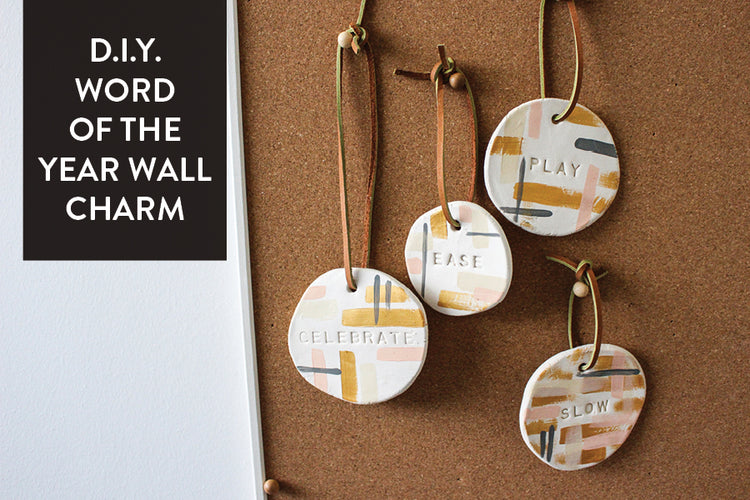 D.I.Y. Word of the Year Wall Charm