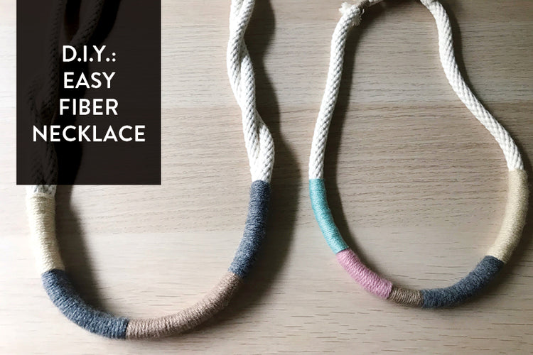 D.I.Y. Fiber Necklaces