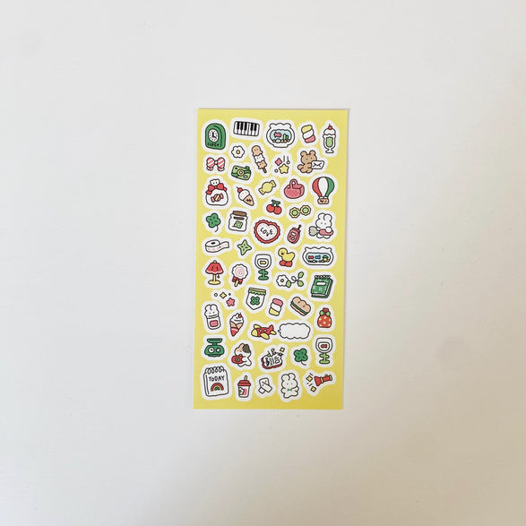 Yellow Happy Day Sticker Sheet