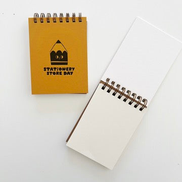 2025 Stationery Store Day Mini Yellow Pencil Notebook