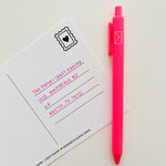 Paper + Craft Pantry: Coral Envelope Pen