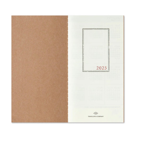 Traveler's Regular Notebook - 2025 Monthly Planner