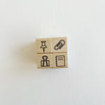 Stationery Supply Mini Stamp Set