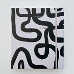 Undated Planner: Black and White Squiggle